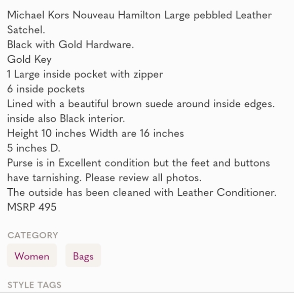 Michael Kors Nouveau Hamilton bag (Large) - Picture 4 of 11